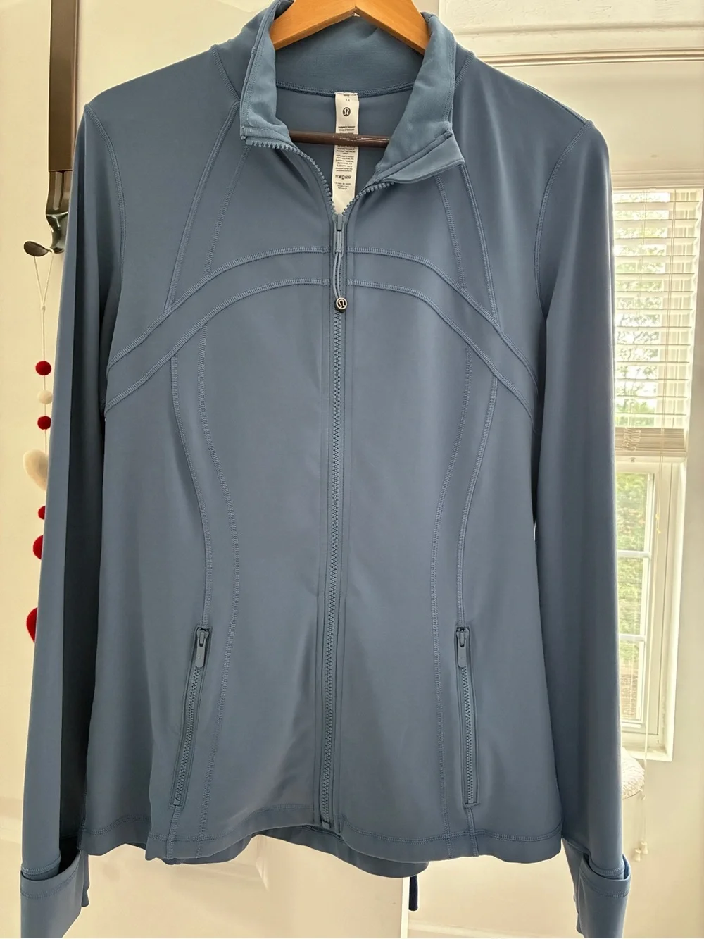 Lululemon Define Jacket Nulu Oasis Blue Size 14 Original Tag